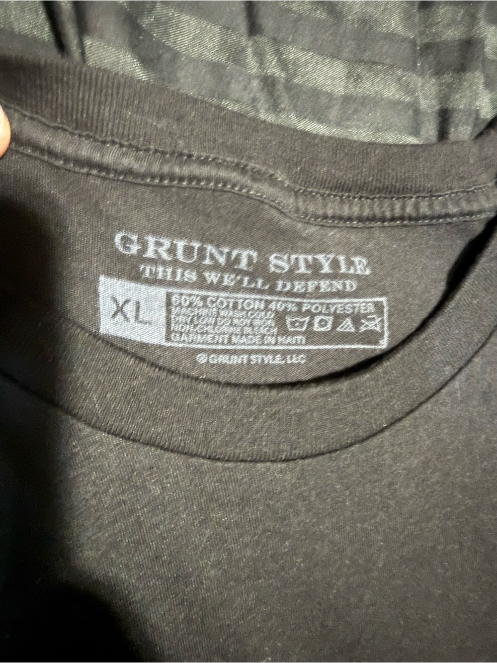 Grunt Style Black Full Metal Mouse Short Sleeve Tee - Picture 2 of 2